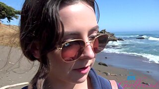 Serena Altitude enjoys while being fingered around homemade POV video