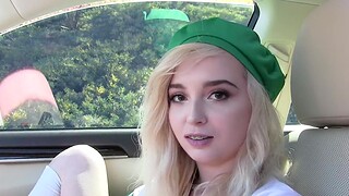 Blonde cutie in a uniform enjoys after a long time possessions fucked - Lexi Lore