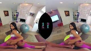 Jenna Foxx gets bent over and fucked in yoga pants