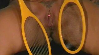 Saggy boobs amateur Crystel-Lei tied everywhere and spanked by a perv